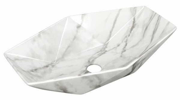 Комплект для ванной, 4 предмета (Тумба подвесная Bau Blackwood 80 + Раковина BAU 64х40, мрамор, Смеситель высокий Hotel Still, нерж. сталь, выпуск)