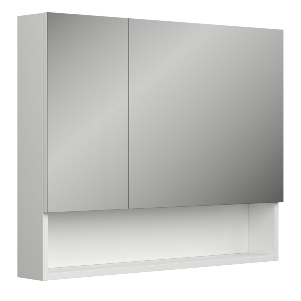 Шкаф-зеркало для ванной Bau Dream 80, белый