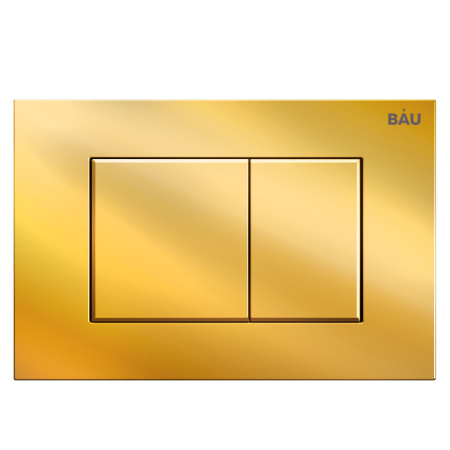 Комплект BAU 6 в 1: инсталляция BAU PRO, унитаз подвесной безободковый Bau Spectrum PRO, сиденье быстросъемное микролифт, клавиша BAU Stil, золото