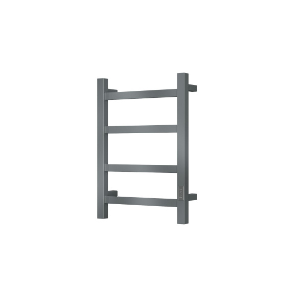 Полотенцесушитель электрический профильный Маргроид BAU Gun Grey В81/10 40х60, П4 темно-серый металлик с таймером, универсальное подключение