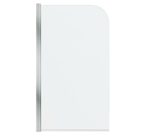 Шторка на ванну BAU Dream поворотная 140x80, прозрачное закаленное стекло 6 мм, хромированный профиль