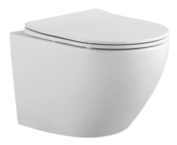 Комплект BAU 6 в 1: усиленная инсталляция BAU IDEAL, унитаз подвесной безободковый Bau Dream PRO-2, сиденье микролифт, клавиша BAU Round, хром