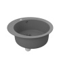 Мойка для кухни BAU Dream Gray stone D 50, выпуск с сифоном в комплекте, серый камень