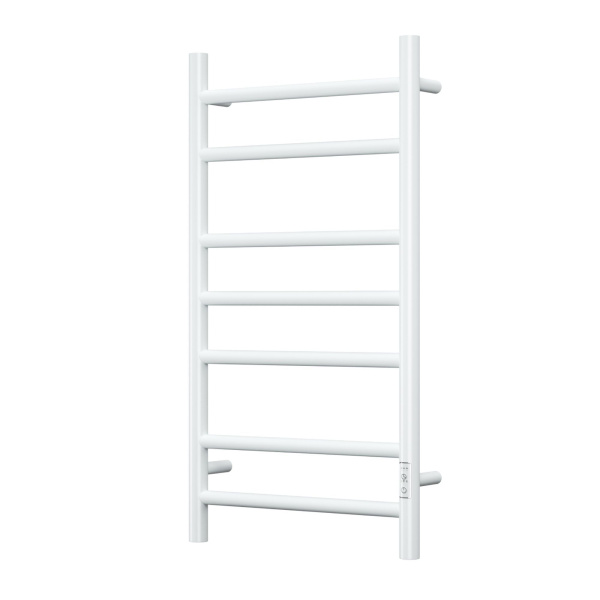 Полотенцесушитель электрический BAU Stil 40х80, 7 планок, универсальный, белый полуматовый