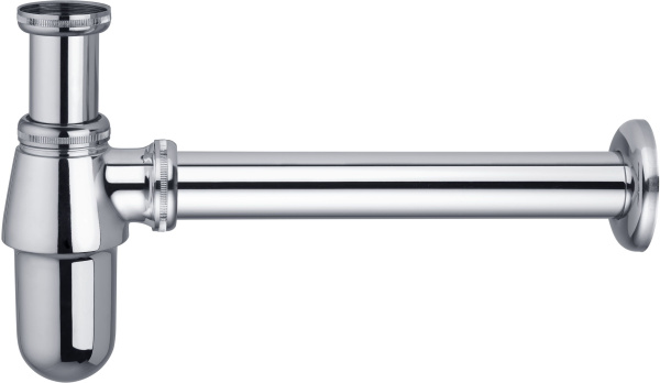 Сифон для раковины BAU Nimb металлический, без сливного клпана