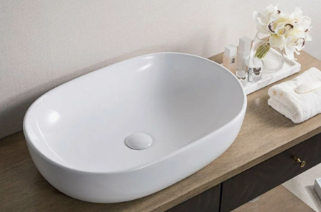 Комплект для ванной, 3 предмета (Тумба подвесная Bau Blackwood 60 графит + Раковина BAU 59х40, Смеситель высокий Hotel Black, черный)