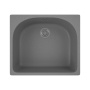 Мойка для кухни BAU Mif Gray stone 59х51, выпуск с сифоном в комплекте, серый камень