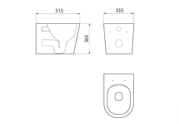 Комплект BAU 6 в 1: инсталляция BAU PRO, унитаз подвесной торнадо Bau Nimb Hurricane-2, сиденье дюропласт микролифт, клавиша BAU Stil, золото