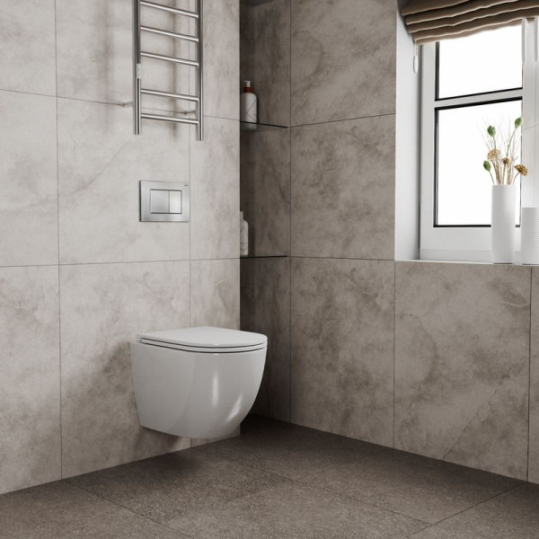 Комплект BAU 6 в 1: инсталляция BAU PRO, унитаз подвесной торнадо Bau Dream Hurricane-2, сиденье дюропласт микролифт, клавиша BAU Stil, хром