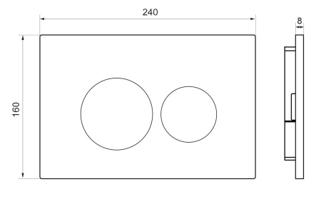 Комплект BAU 6 в 1: инсталляция BAU PRO, унитаз подвесной безободковый Bau Mif PRO, сиденье быстросъемное микролифт, клавиша из стекла Dream, черная