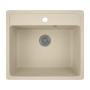 Мойка для кухни BAU Stil Sand 56х50, выпуск с сифоном в комплекте, бежевый песок