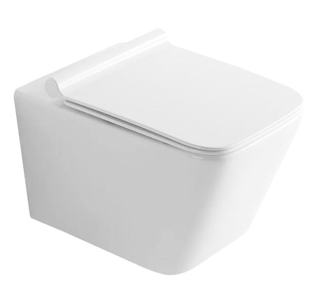 Комплект BAU 6 в 1: инсталляция BAU PRO, унитаз подвесной безободковый Bau Stil PRO, сиденье быстросъемное микролифт, клавиша BAU Hotel, белый глянец