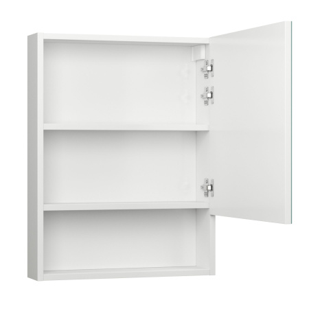 Комплект мебели для ванной, 2 предмета (Тумба Bau Dream Blackwood 50, 1 дверца, зеркальный шкаф Bau Dream 50, белый)