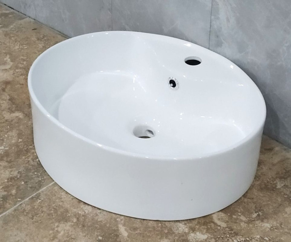 Комплект для ванной, 4 предмета (Тумба подвесная Bau Blackwood 60 + Раковина BAU 51х41, с отв. под см-ль, Смеситель Hotel Still, нерж. сталь, выпуск)