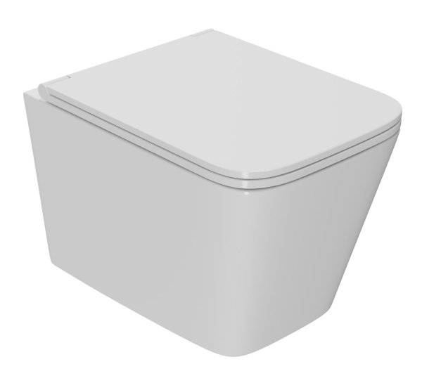 Комплект BAU 6 в 1: усиленная инсталляция BAU IDEAL, унитаз подвесной безободковый вихревой Bau Stil Hurricane3, сиденье дюропласт микролифт, клавиша BAU Strike, белая/хром