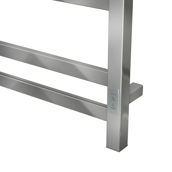 Полотенцесушитель электрический профильный BAU Hotel Veer 50х80, 7 планок, универсальный, нерж. сталь полированная