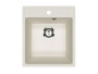 Мойка для кухни BAU Stil Pro 43х49, без выпуска, белый песок