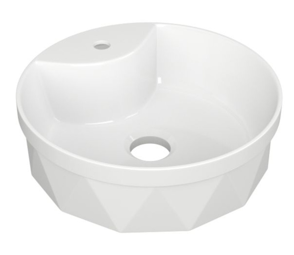 Комплект для ванной, 4 предмета (Тумба подвесная Bau Blackwood 80 графит + Раковина BAU D40, с отв. под см-ль, Смеситель Dream, нерж. сталь, выпуск)