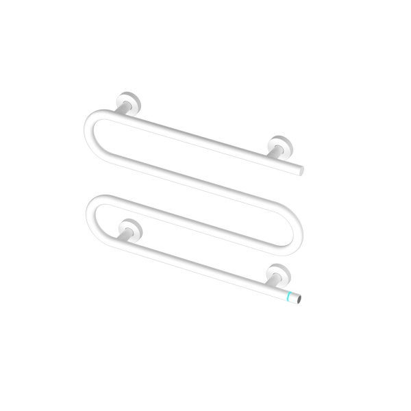 Полотенцесушитель электрический BAU M White 41,5х61,5, белый матовый