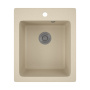 Мойка для кухни BAU Stil Sand 42х50, выпуск с сифоном в комплекте, бежевый песок