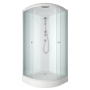 Душевая кабина BAU Dream 90x90х215, прозрачное закаленное стекло, белая