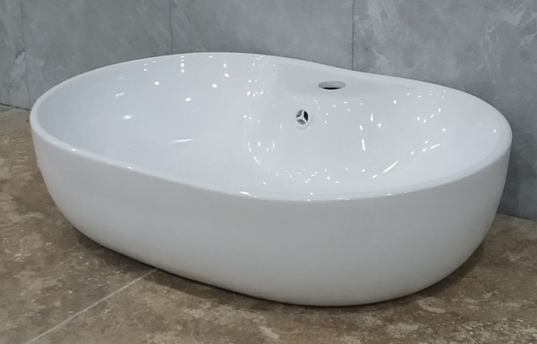 Комплект для ванной, 3 предмета (Тумба подвесная Bau Blackwood 80 графит + Раковина BAU 60х42, с отв. под см-ль, Смеситель Dream, нерж. сталь)