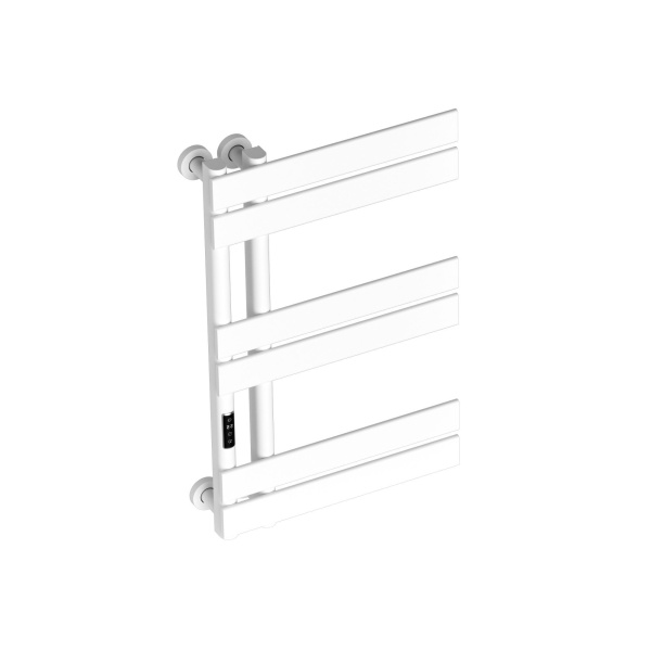 Полотенцесушитель дизайнерский электрический BAU Eastern Wind White 80х50, подключение нижнее, белый матовый