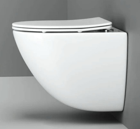 Комплект BAU 6 в 1: инсталляция BAU PRO, унитаз подвесной безободковый Bau Dream PRO-2, быстросъемное сиденье микролифт, клавиша BAU Stil, золото