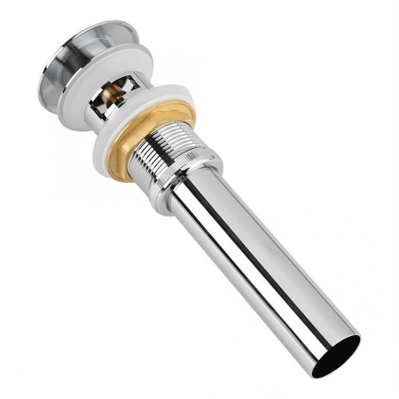 Раковина накладная со смесителем и выпуском (Умывальник BAU Triangle 59х39, белый + смеситель для раковины высокий Hotel Still, выпуск клик клак, хром)