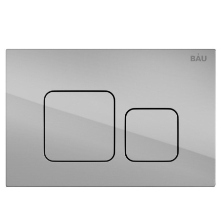 Комплект BAU 6 в 1: инсталляция BAU PRO, унитаз подвесной безободковый торнадо обратного потока Bau Stil Hurricane-2, сиденье микролифт, темно-серый матовый, клавиша BAU Soul, хром