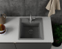 Мойка для кухни BAU Stil Gray stone 45х50, выпуск с сифоном в комплекте, серый камень