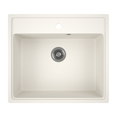 Мойка для кухни BAU Stil Pro 57х50 без выпуска, белый песок