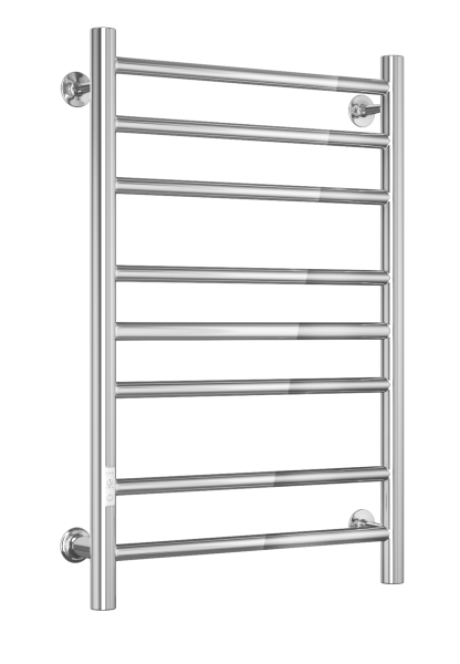 Полотенцесушитель электрический Маргроид BAU В10 50х80, П8 (3+3+2) с таймером слева, нерж. сталь, хром