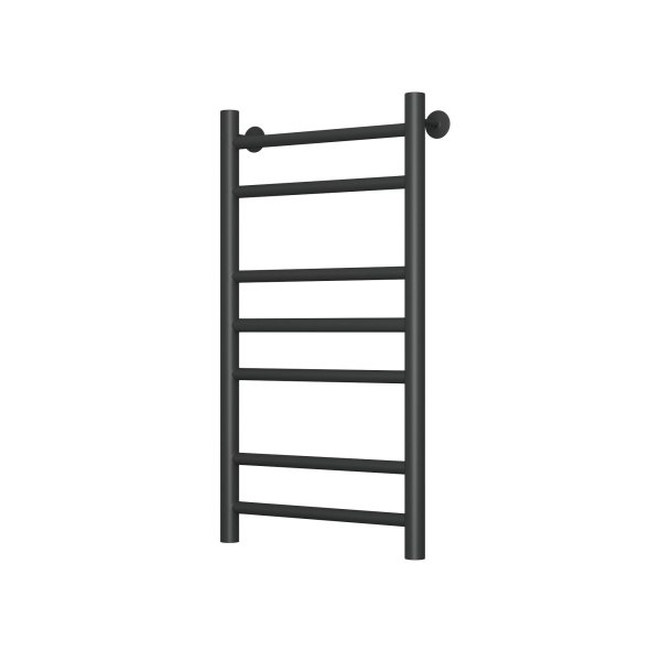 Полотенцесушитель водяной Маргроид BAU В10 40х80, П7 (2+3+2) нижнее подключение 40, черный матовый RAL 9005