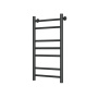 Полотенцесушитель водяной Маргроид BAU В10 40х80, П7 (2+3+2) нижнее подключение 40, черный матовый RAL 9005