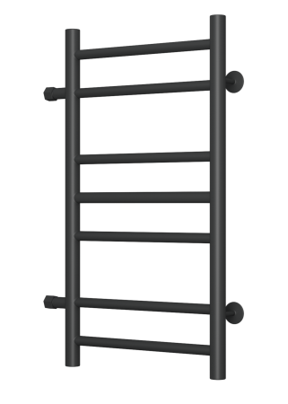 Полотенцесушитель водяной Маргроид BAU В10 40х80, П7 (2+3+2) боковое подключение 50, черный матовый RAL 9005