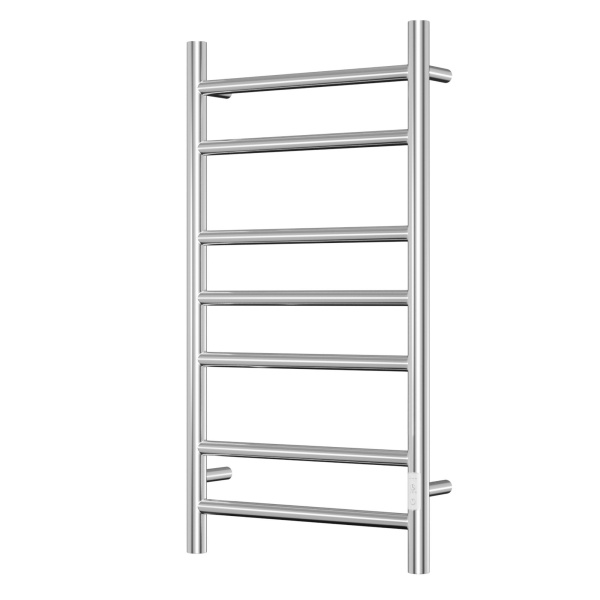 Полотенцесушитель электрический BAU Stil 40х80, 7 планок, универсальный, нерж. сталь полированная