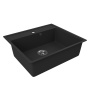 Мойка для кухни BAU Stil Pro 57х50 без выпуска, черный камень
