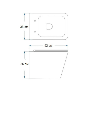 Комплект BAU 6 в 1: усиленная инсталляция BAU IDEAL, унитаз подвесной безободковый торнадо обратного потока Bau Stil 52х36 Hurricane-2, сиденье дюропласт микролифт, клавиша BAU Round, белый/хром