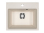 Мойка для кухни BAU Stil Pro 49х42 без выпуска, белый песок