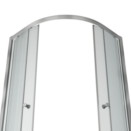 Душевой уголок BAU Dream с поддоном 90x90х195, прозрачное закаленное стекло 5 мм, хромированный профиль