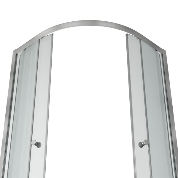 Душевой уголок BAU Dream с поддоном 90x90х195, прозрачное закаленное стекло 5 мм, хромированный профиль