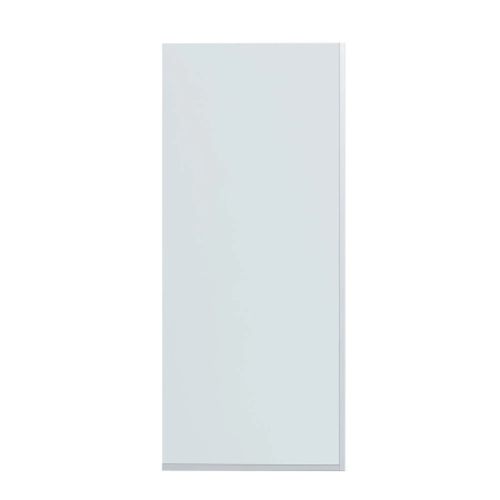 Шторка на ванну стеклянная BAU Stil 140х70 см прозрачное стекло, хромированный профиль