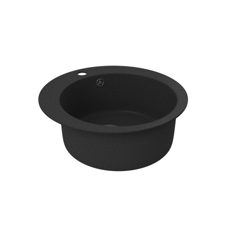 Мойка для кухни BAU Dream Pro D 48, без выпуска, черный камень