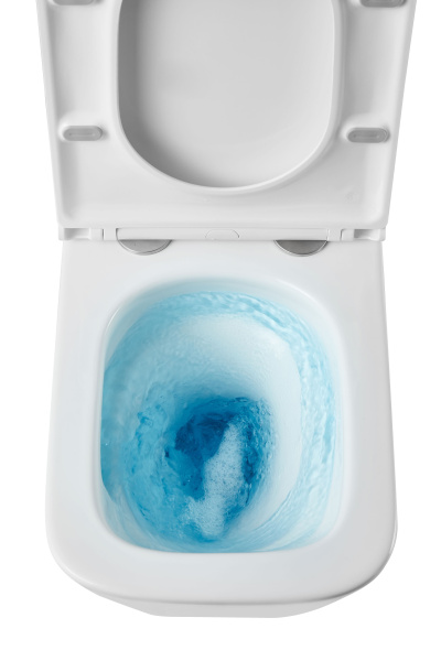 Унитаз подвесной безободковый вихревой со скрытым сливом Bau Stil Hurricane3, сиденье дюропласт микролифт