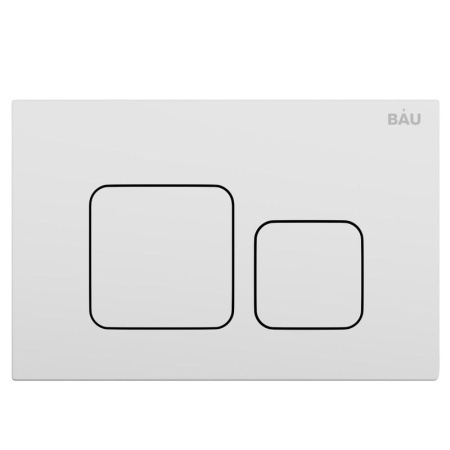 Комплект BAU 6 в 1: инсталляция BAU PRO, унитаз подвесной безободковый торнадо обратного потока Bau Stil Hurricane-2, сиденье дюропласт микролифт, кнопка смыва BAU Soul, белая