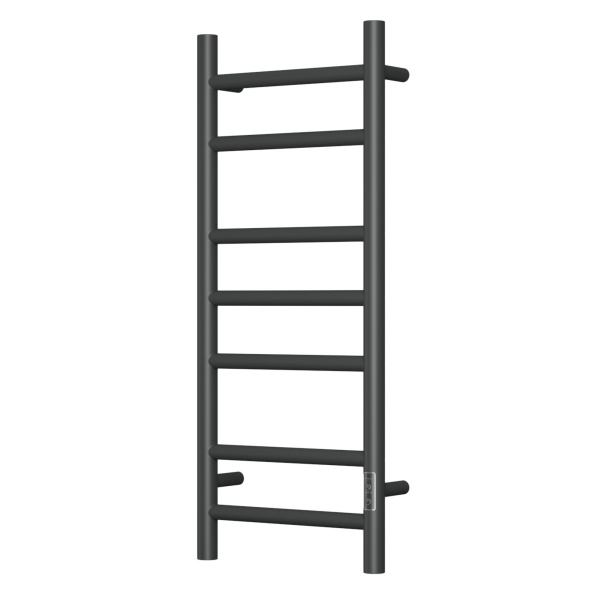 Полотенцесушитель электрический BAU Stil 30х80, 7 планок, универсальный, черный матовый RAL 9005