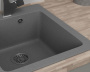 Мойка для кухни BAU Stil Gray stone 42х50, выпуск с сифоном в комплекте, серый камень