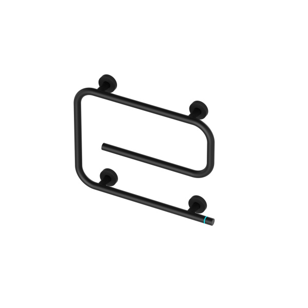 Полотенцесушитель электрический BAU E Black 41х53, черный матовый