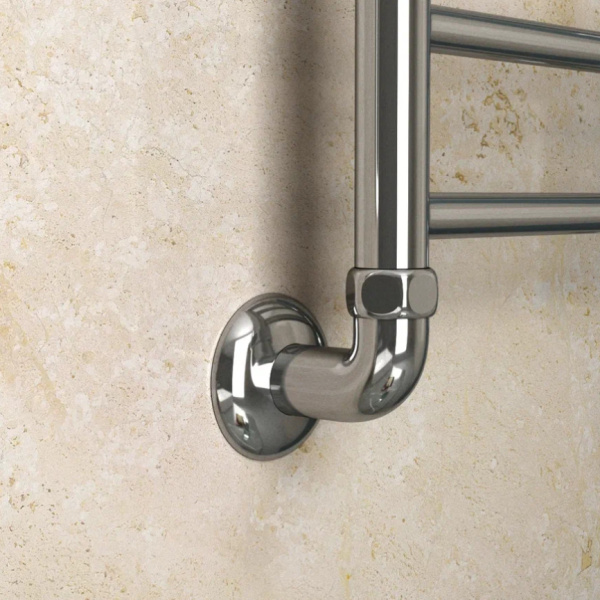 Полотенцесушитель водяной Маргроид BAU В10 80х40, П7 (2+3+2) скрытое/нижнее подключение 40, в комплекте с уголками